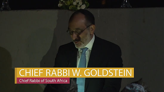 JTI Grand Opening - Chief Rabbi Goldstein